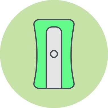 Kalem kalemtıraş simge vektör çizim