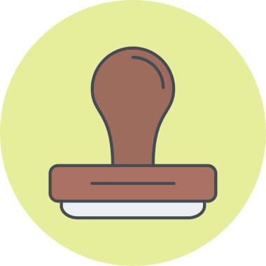 Damga simge vektör çizim