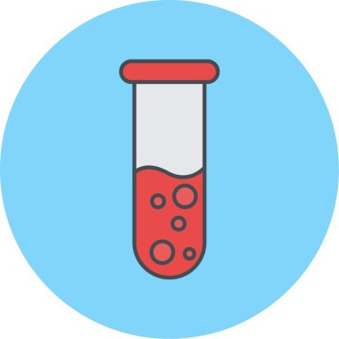 Kimyasal simge vektör çizimi