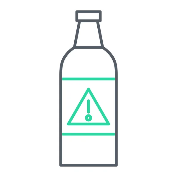 Vector Illustration Bottle Icon — Stock Vector