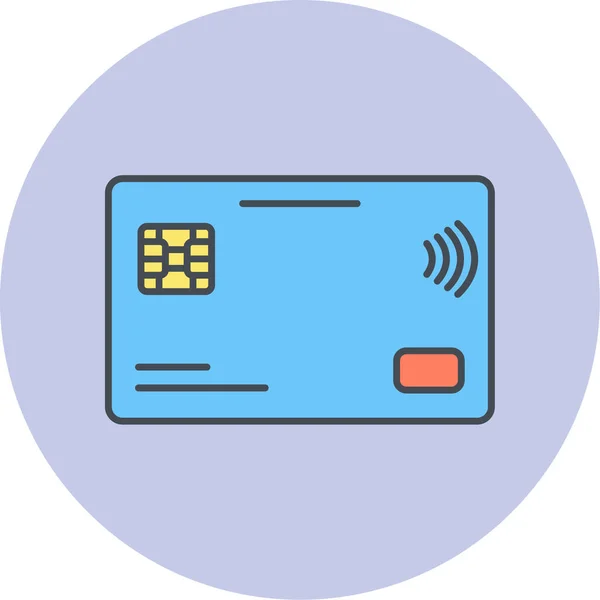 Credit Card Vector Icon — Stock Vector