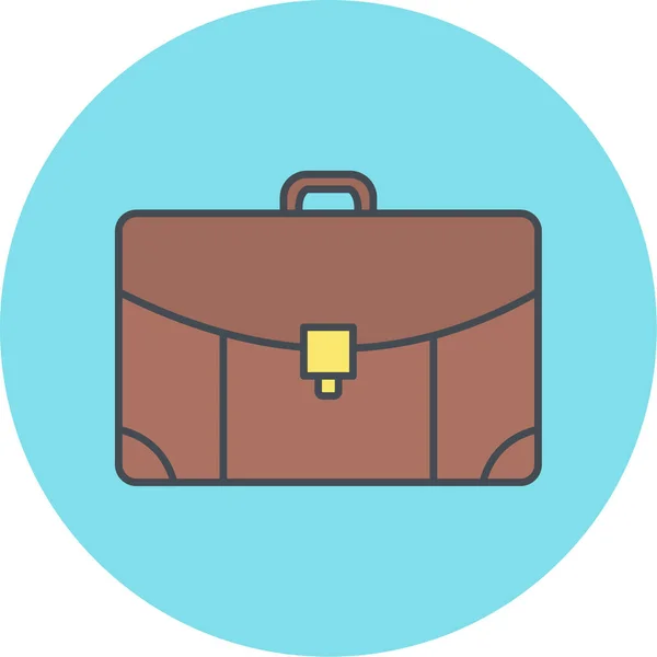Briefcase Icon Vector Illustration — Stock Vector