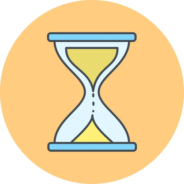 Sand Hourglass Icon Vector Illustration — Stock Vector