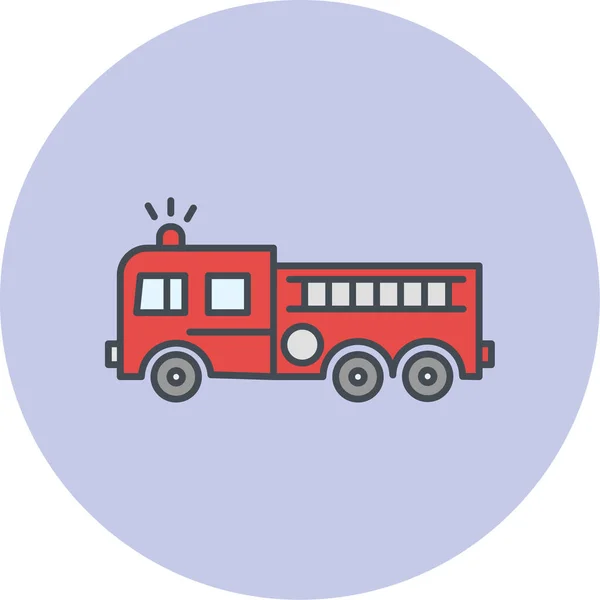 Ambulance Vector Icon Modern Illustration — Stock Vector