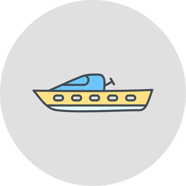 Ship Icon Vector Illustration — Stock Vector