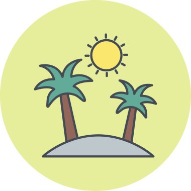 yaz simgesi soyut arkaplanda izole edildi