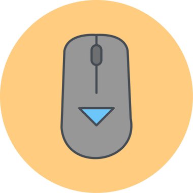 Fare. Web simgesi basit illüstrasyon