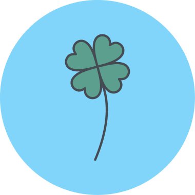 Projeniz için yonca yassı simgesi