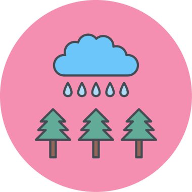 Hava simgesinin vektör illüstrasyonu