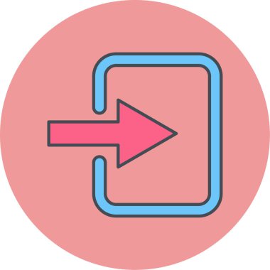 ok simgesinin vektör illüstrasyonu