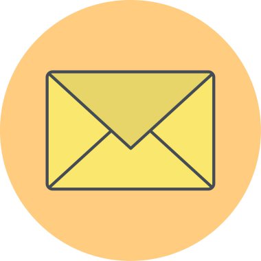 E- posta simgesi vektör illüstrasyonu