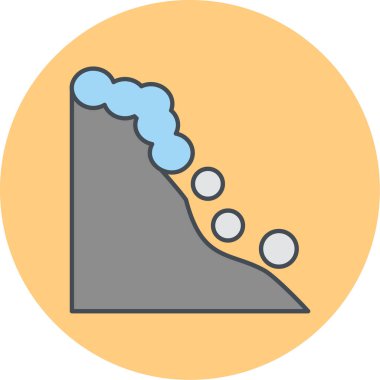 felaket simgesi vektör illüstrasyonu