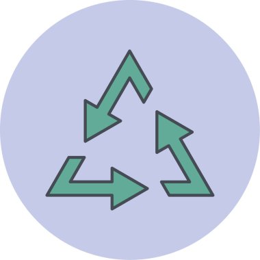 ok simgesinin vektör illüstrasyonu