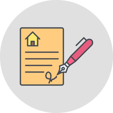 vector illustration of a simple icon of a house