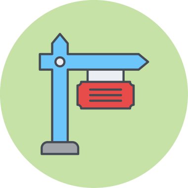 Posta kutusu simgesinin vektör illüstrasyonu