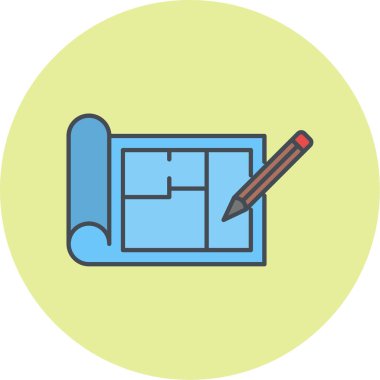 Modern eğitim ikonunun vektör illüstrasyonu