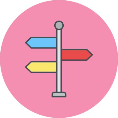 Projeniz için yön ok simgesi