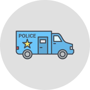 servis vektör simgesi modern basit illüstrasyon