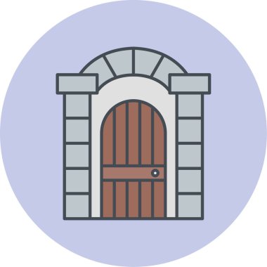 Ev. Web simgesi basit illüstrasyon