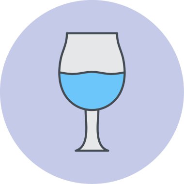 Cam simgenin vektör illüstrasyonu