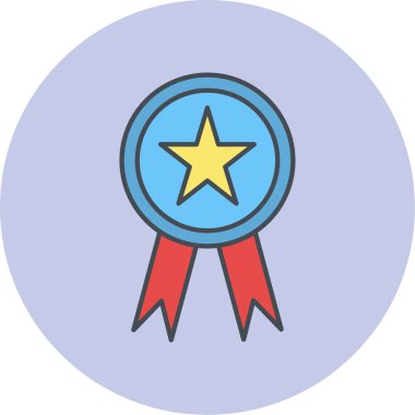 ödül simgesi, vektör illüstrasyonu