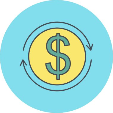 Dolar işareti vektör illüstrasyonuName