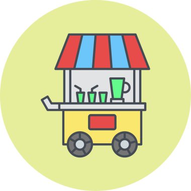 Gıda simgesinin vektör illüstrasyonu