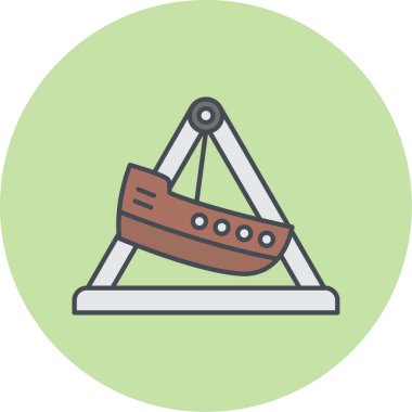 Gemi atlıkarıncalarının vektör çizimi