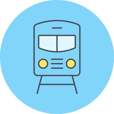 Modern b 'nin vektör çizimi trenin ikonundan yoksun