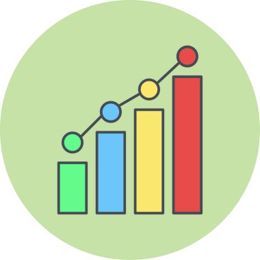 iş grafiği vektör illüstrasyonu