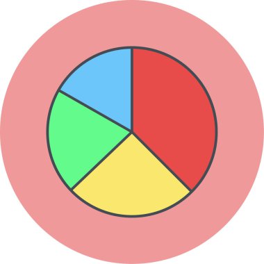 Pasta çizelgesi. Basit resimleme