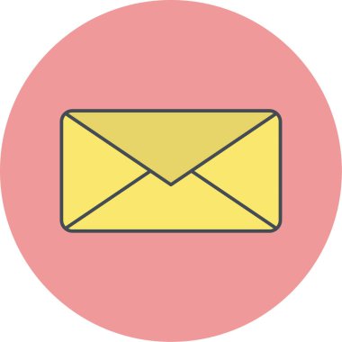 E- posta simgesi vektör illüstrasyonu