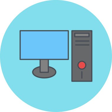 bilgisayar simgesi vektör illüstrasyonu