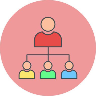 İnsan simgesinin vektör illüstrasyonu