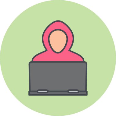 Bilgisayar. Web simgesi basit illüstrasyon