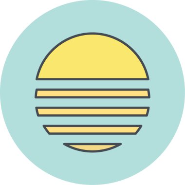 Gıda simgesinin vektör illüstrasyonu