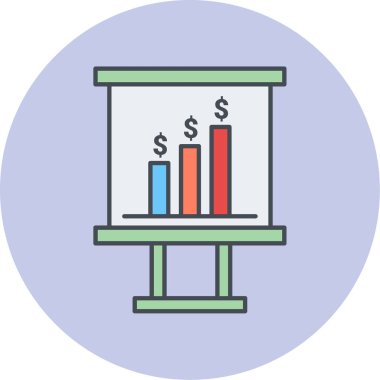 iş büyümesi simgesi vektör illüstrasyonu