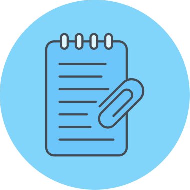 belge simgesi, vektör çizimi