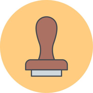 Damganın modern simgesinin vektör illüstrasyonu