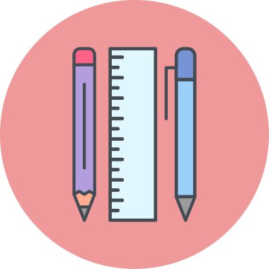 kalem simgesinin vektör illüstrasyonu