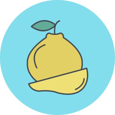 Bir armutun vektör illüstrasyonu