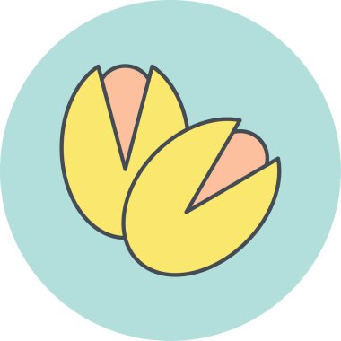 vektör illüstrasyon simgesi yiyecek biçimi