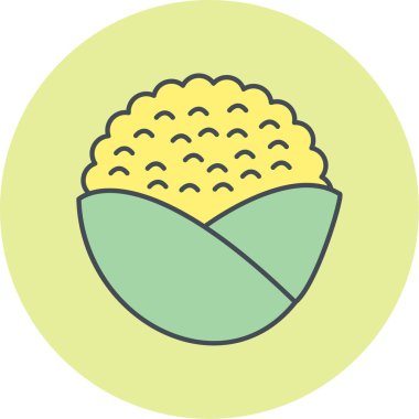 Modern sebzenin vektör çizimi