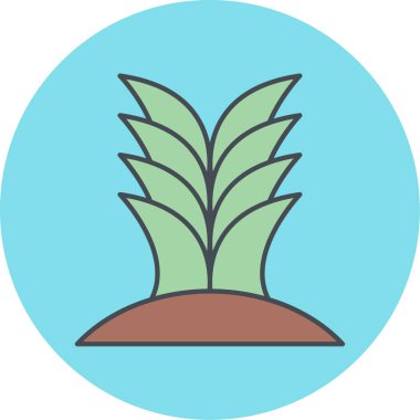 Meyve simgesinin illüstrasyon vektörü