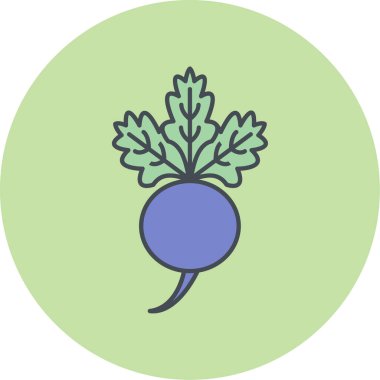 Havuç ikonu. vektör illüstrasyonu