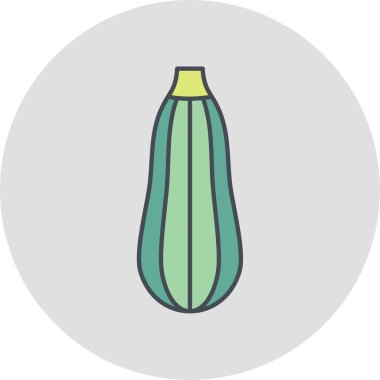 Sebze simgesinin vektör illüstrasyonu