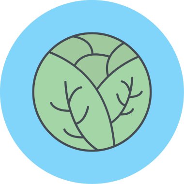 Modern sebzenin vektör çizimi