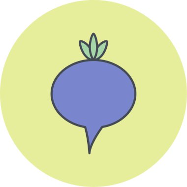 Modern sebzenin vektör çizimi