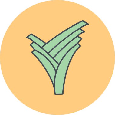 Modern sebzenin vektör çizimi