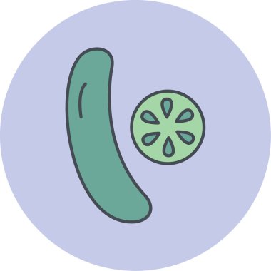 Modern sebzenin vektör çizimi